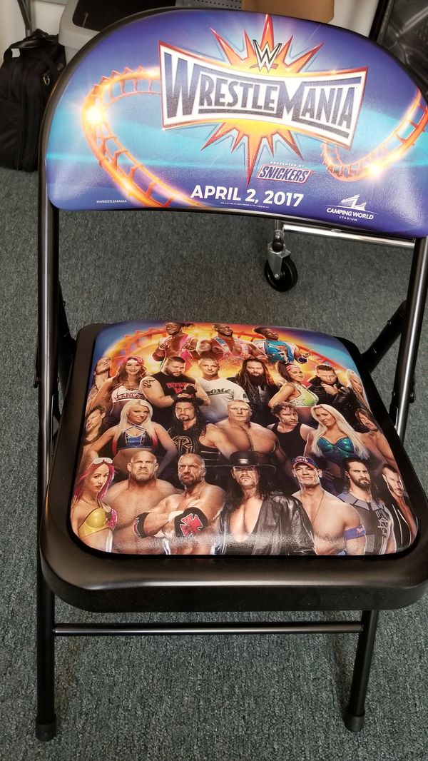 WWE WrestleMania 33 Chair [NEW] for Sale in Chicago, IL OfferUp