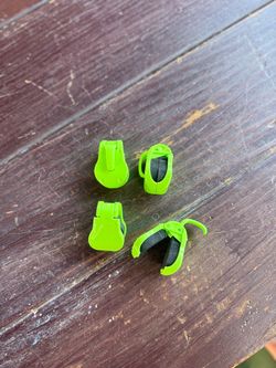 Green Fishing Rod Clips/Portable Pole Holders 4 Pack