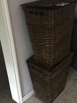 2 Wicker Baskets
