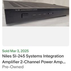 SI-245 Systems Integration Amplifier