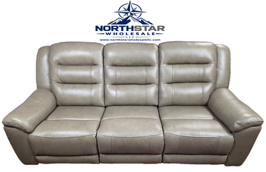 Mason Leather Power Reclining Sofa with Power Headrests