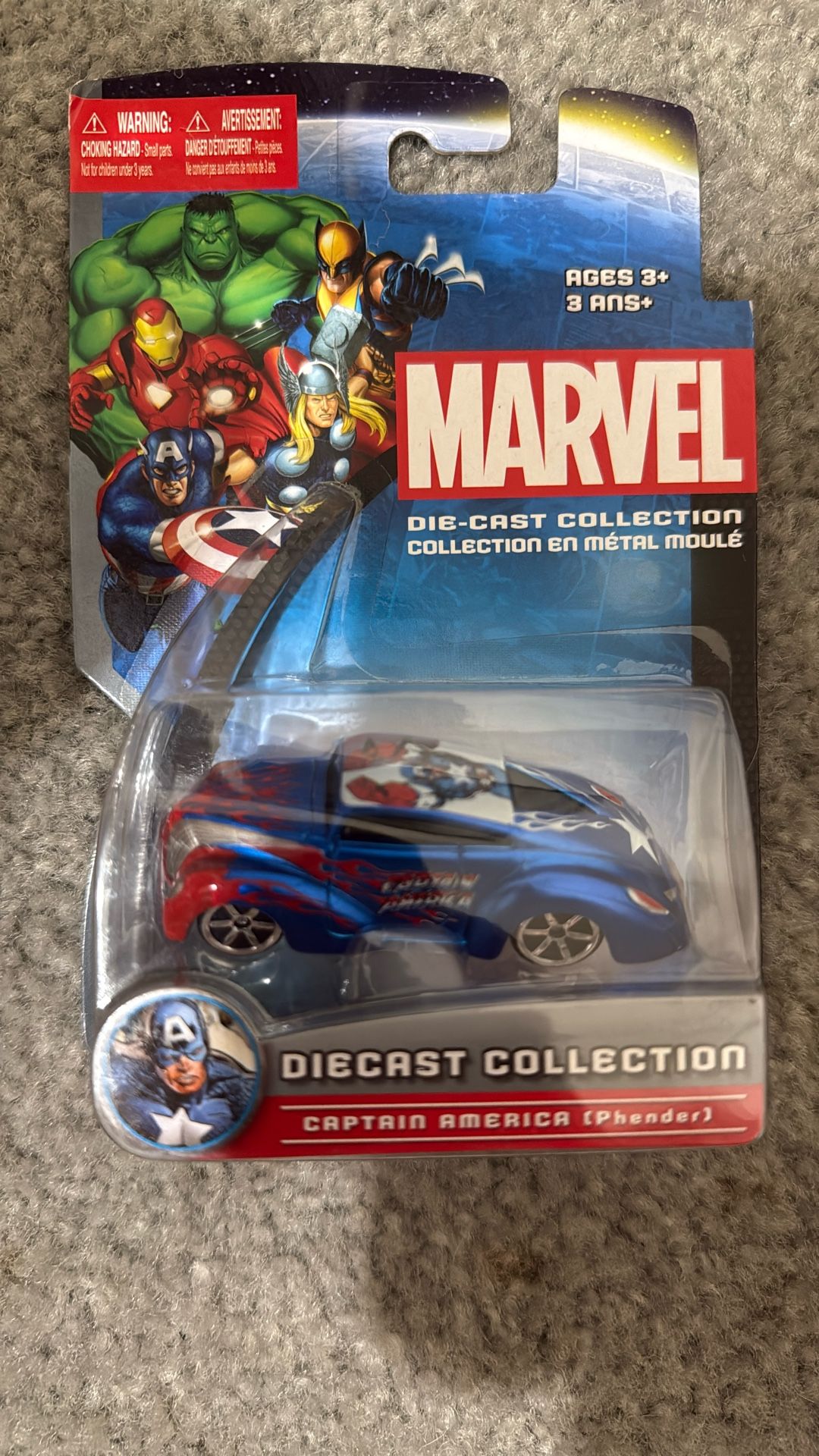 Marvel Heroes Captain America Car