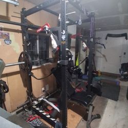 Squat Rack W/ Extras