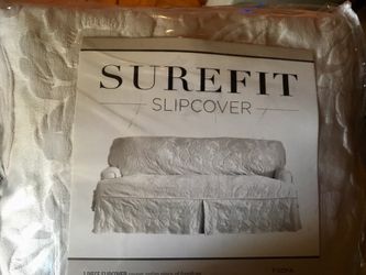 New Beautiful White Surefit Couch Slipcover