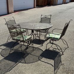 Woodard Metal Bronze Patio Set..🌴😎