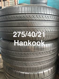 275/40/21 (2) Hankook ion evo AS SUV