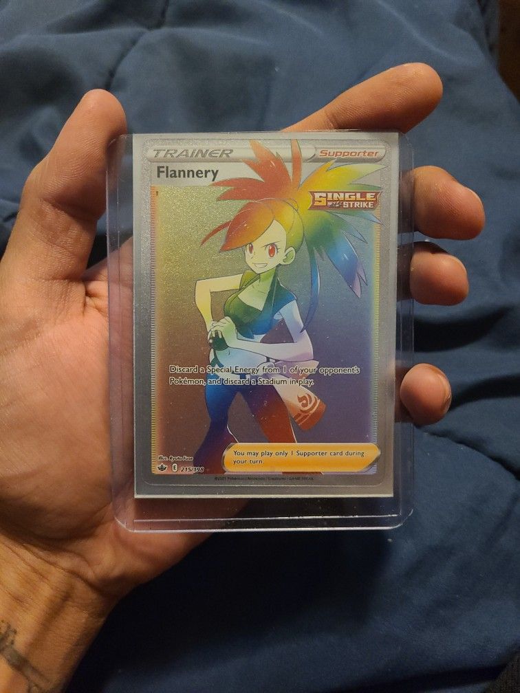 Flannery 215/198 Chilling Reign Rainbow Rare - Holofoil - Pokémon Card