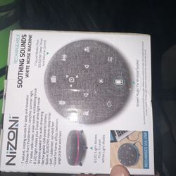 Nizoni Rechargeable Soothing Sounds White Noise machine