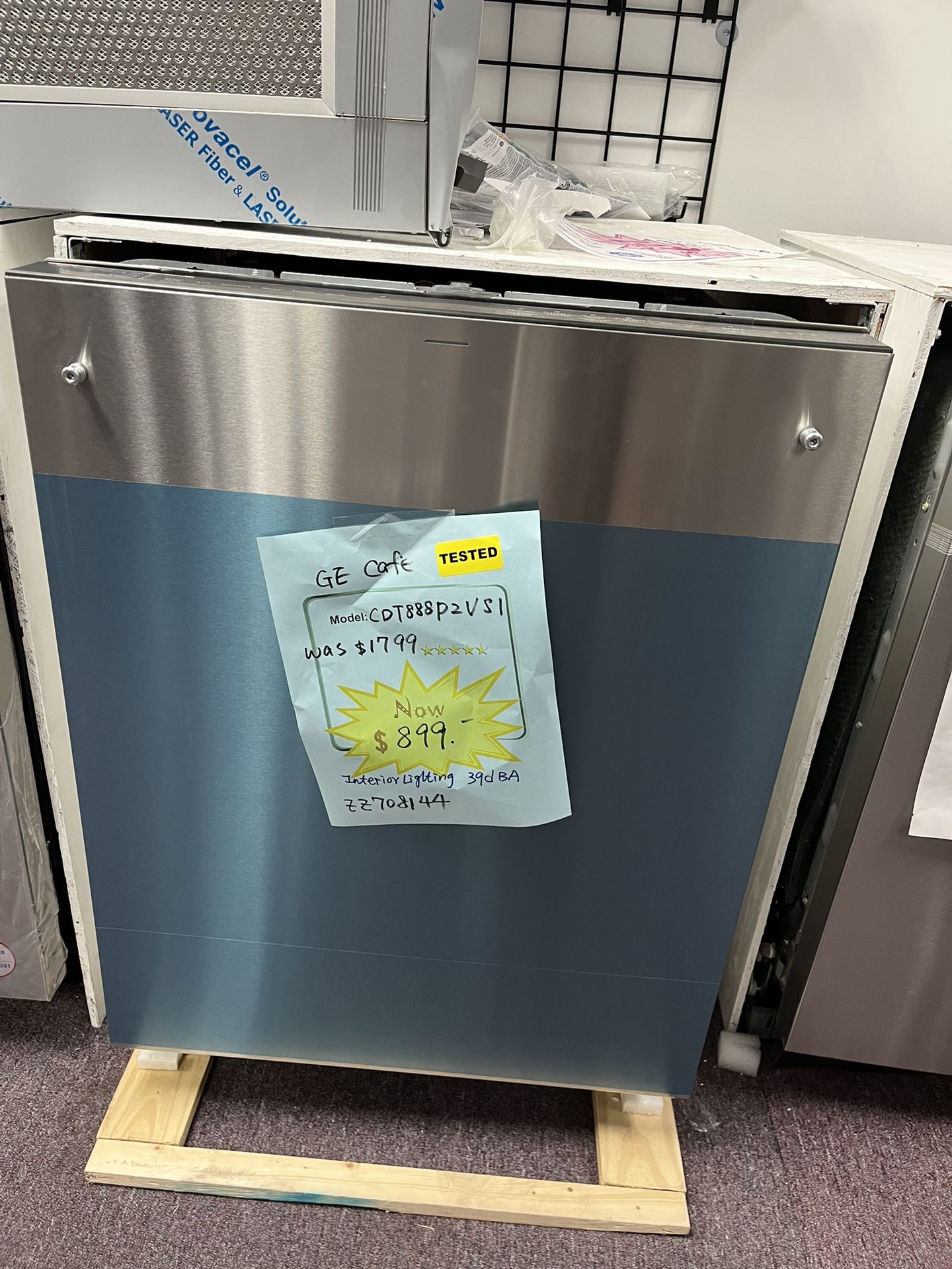 Dishwasher GE Cafe Stainless Steel New 24’ lavaplatos