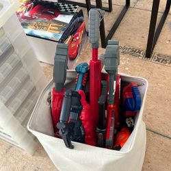 Bin Of Nerf Guns