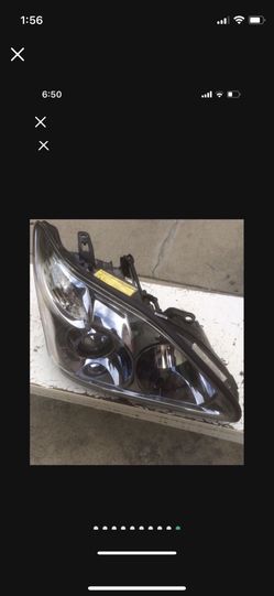 Headlight  lexus RX purple chrome
