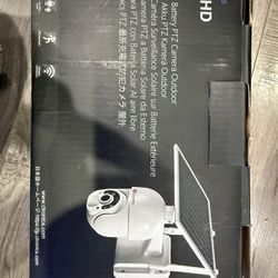 2.5K 4MP Security Cameras Wireless Outdoor, WiFi Solar Security Camera 2560 * 1440P 10000mAh Battery Powered, 360° PTZ, Color Night Vision, PIR Human 