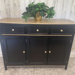 DRESSER BUFFET - BLACK & BROWN 