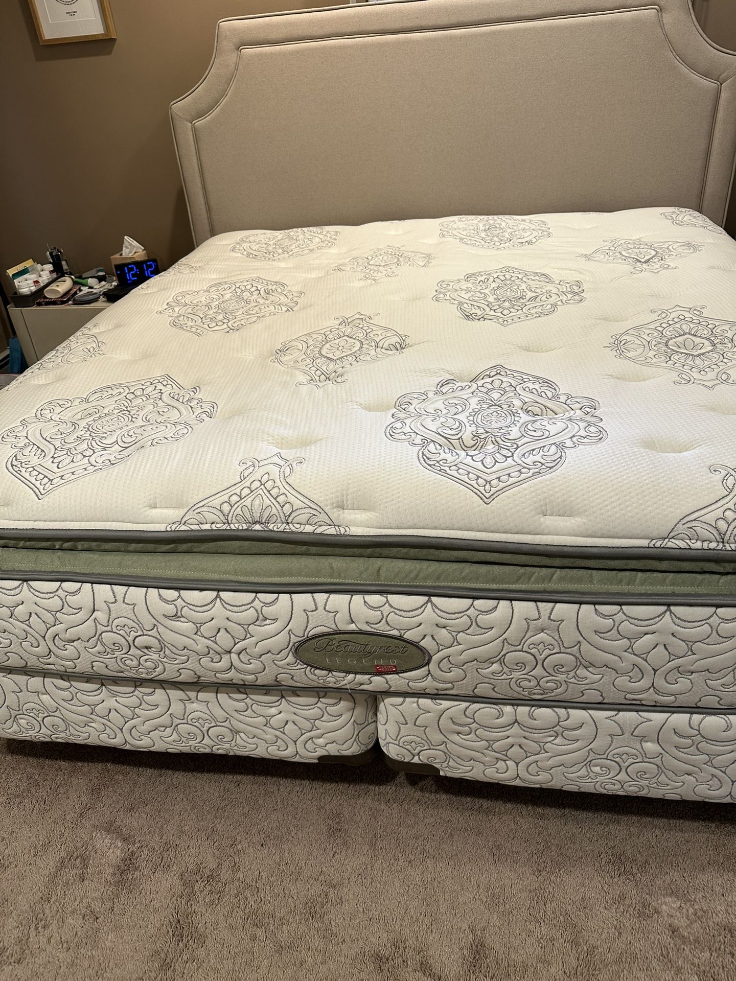 King Size Mattress Pillowtop