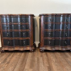 Pair Of Large Nightstands