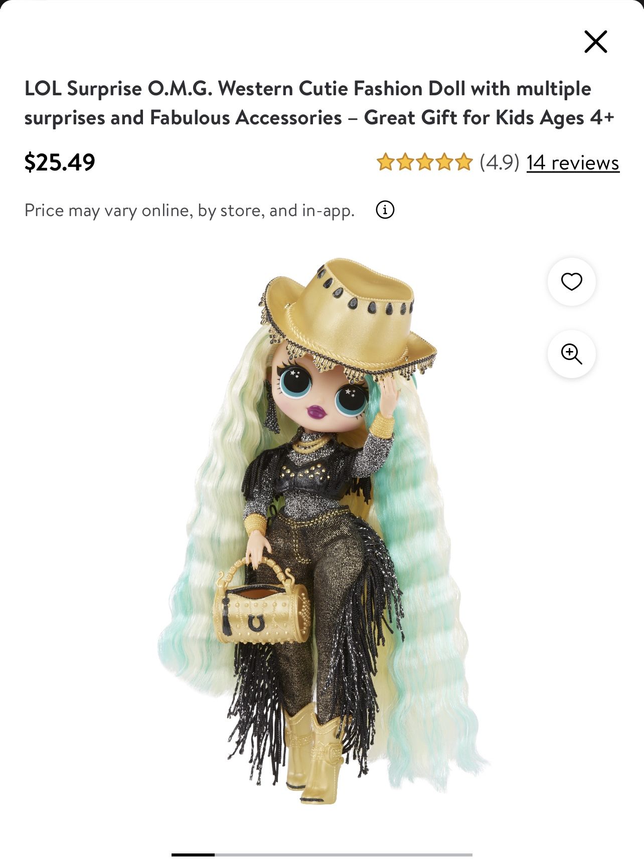 LOL Surprise Western Cutie With Accessories