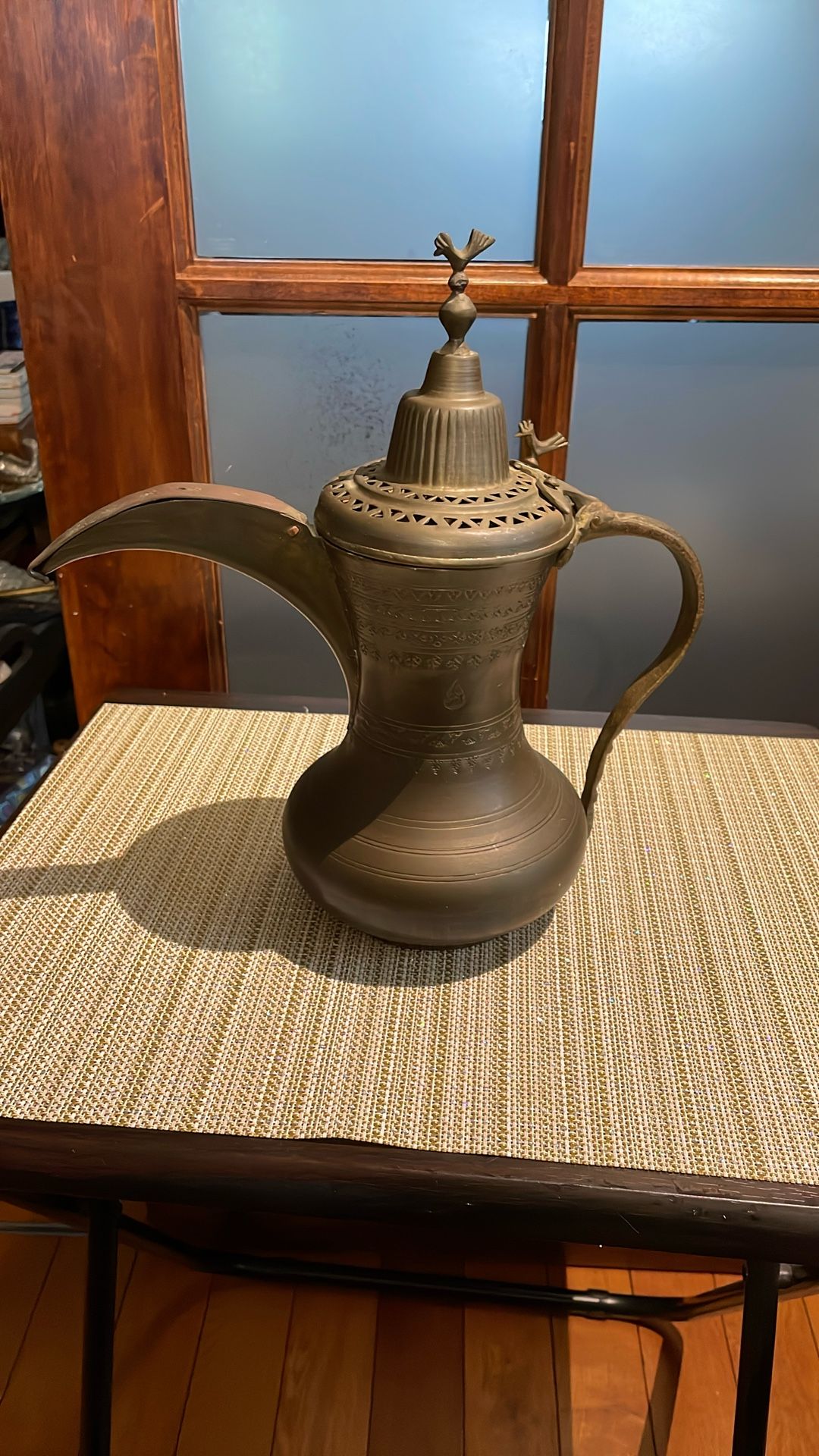 Antique Islamic Ottoman Tea Pot W Original Patina