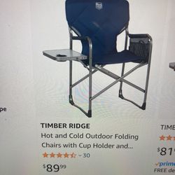 Timber Ridge BRAND NEW Director Chair With Tray