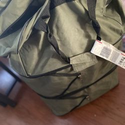  Oversized Collapsible Rolling Duffel - Military-Grade Travel & Storage Bag
