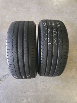 2. Tires.  245. 35. 20. Pirrelli Pzero