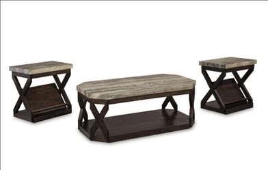 Coffee table, end table, 3-piece combo from Ashley Furniture