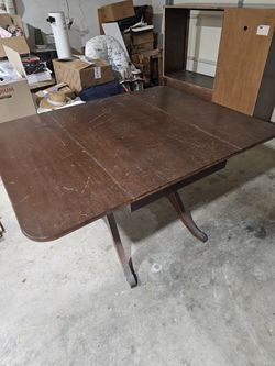 Wooden table vintage antique