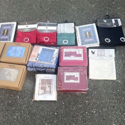 Sábanas y cortinas en venta