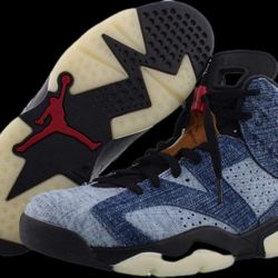 Air Jordan 6 Retro Washed Denim