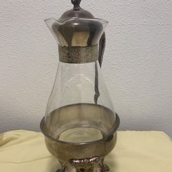Vintage Coffee Carafe , Silver Plate