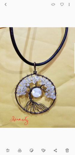 Quartz Tree of Life Necklace