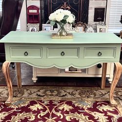 Beautiful Sage Entry Table “Refurb”