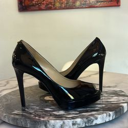 Michael Kors Black Erika Platform Heels
