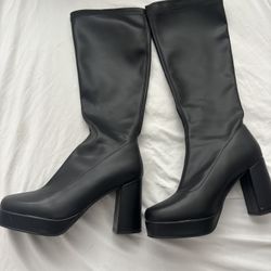 black long boots