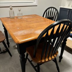 Kitchen Table With Extension And Chairs 