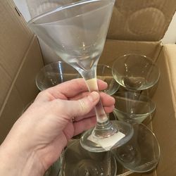 Set of 12 Martini Glasses