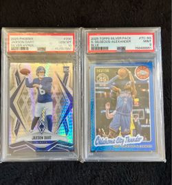 2025 Topps Chrome Silver Pack SGA Blue PSA 9 143/150