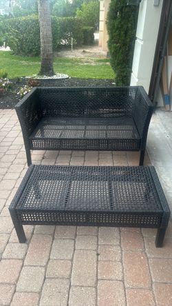 Patio Rattan furniture