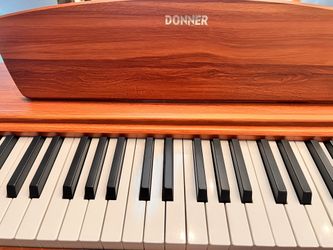 Donner DDP-80 Wooden Style 88 Key Weighted Digital Piano with Stand & 3 Pedal