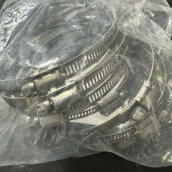 3”-5” round member adapter (Hose clamp) Bag Of 10.  $10