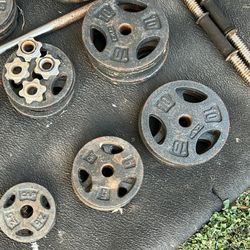 Standard 1” weight plates