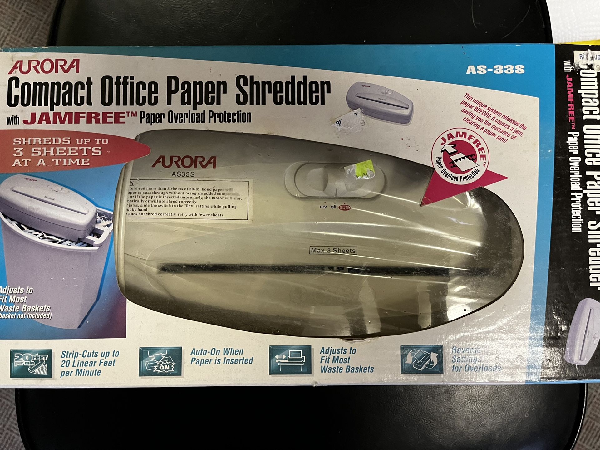 New shredder inbox