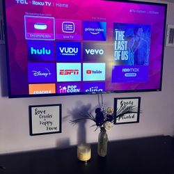 55 Inch TCL Roku Tv 