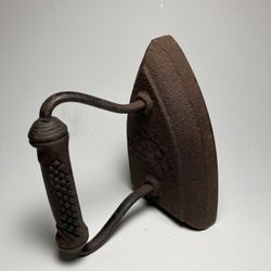 Vintage cast-iron iron