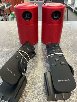 Nebula red capsule portable rechargeable projector
