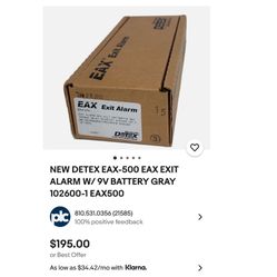 Exit Alarm /Panic Alarm 