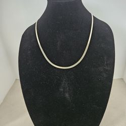 Women's & Men's sterling silver 24"Herringbone necklace chain  19.4 Gr. 