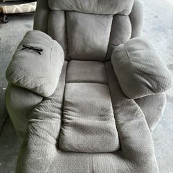 Eléctric !!!Gray Recliner