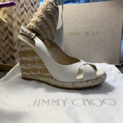 Jimmy Choo Wedge Sandal 9B