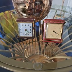 Vintage Traveling Alarm Clocks