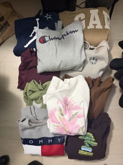 Hoodie Sweatshirt Bundle Nike Champion GAP Tommy Hilfiger & More